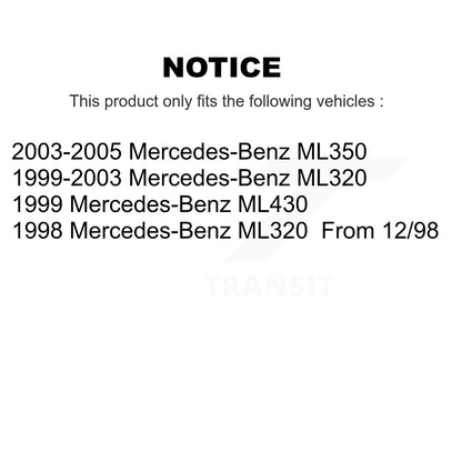 [Arrière] Disque et plaquette de frein pour Mercedes-Benz ML320 ML350 ML430 K8T-105746
