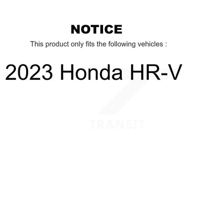 [Avant et Arrière] Disque et plaquette de frein pour 2023 Honda HR-V K8T-105829
