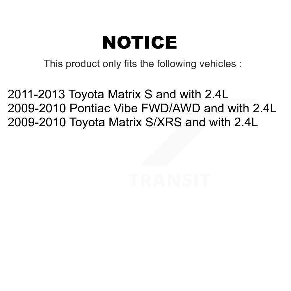 [Avant] Kit de Roulement de roue pour Toyota Matrix Pontiac Vibe KBB-100138