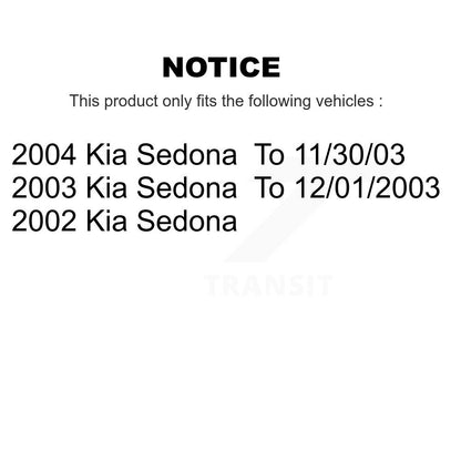 [Avant] Kit de Roulement de roue pour Kia Sedona KBB-100344