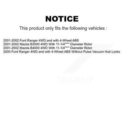 [Avant] Kit d'ensemble roulement de roue et moyeu pour Ford Ranger Mazda B3000 B4000 KBB-100775