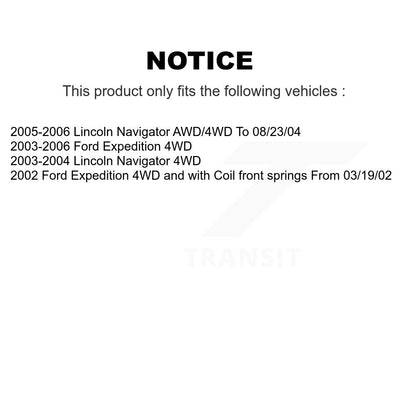 [Avant] Kit d'ensemble roulement de roue et moyeu pour Ford Expedition Lincoln Navigator KBB-100810