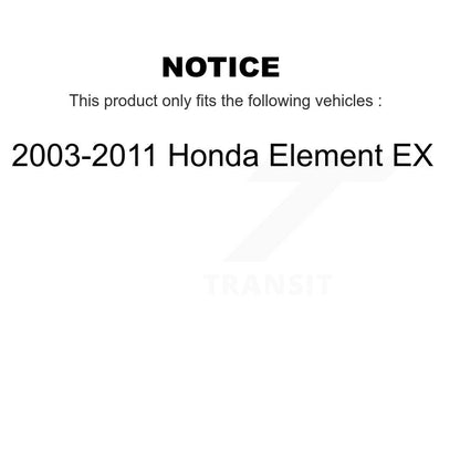 [Avant] Kit de Roulement de roue pour Honda Element KBB-101095