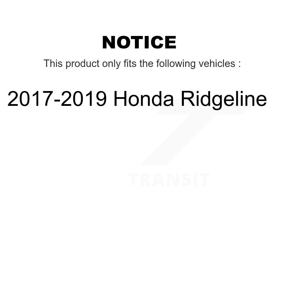 [Avant] Kit de Roulement de roue pour 2017-2019 Honda Ridgeline KBB-101100