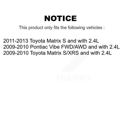 [Avant] Kit de Roulement de roue pour Toyota Matrix Pontiac Vibe KBB-101170