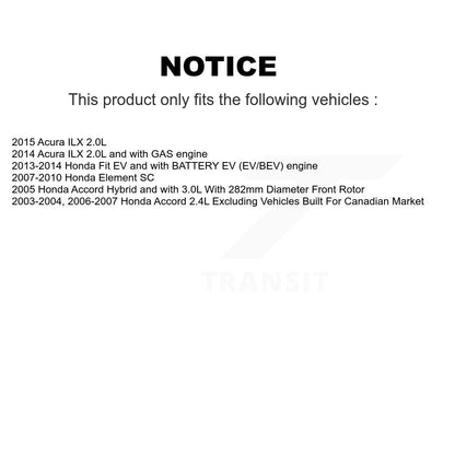 [Avant] Kit de Roulement de roue pour Honda Accord Element KBB-101177