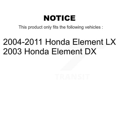 [Avant] Kit de Roulement de roue pour Honda Element KBB-101319