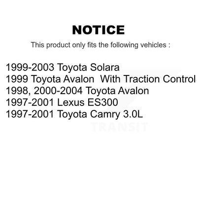 [Avant] Kit de Roulement de roue pour Toyota Camry Avalon Lexus ES300 Solara KBB-101552