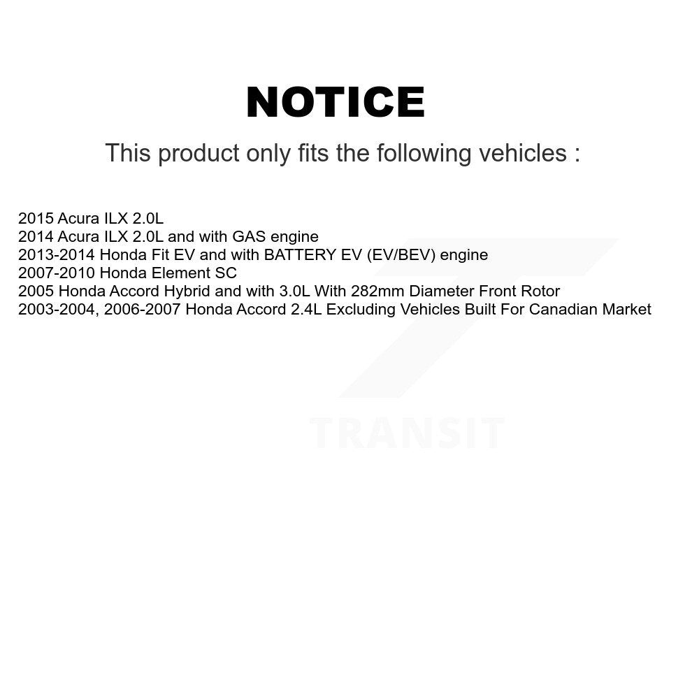 [Avant] Kit de Roulement de roue pour Honda Accord Element KBB-101679