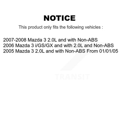 [Avant] Kit de Roulement de roue pour Mazda 3 KBB-101865