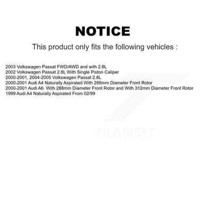 [Avant] Kit de Roulement de roue pour Volkswagen Passat Audi A4 Quattro KBB-101881