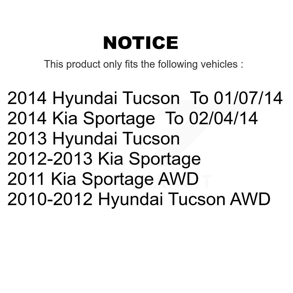 [Avant] Kit de Roulement de roue pour Hyundai Tucson Kia Sportage KBB-101906