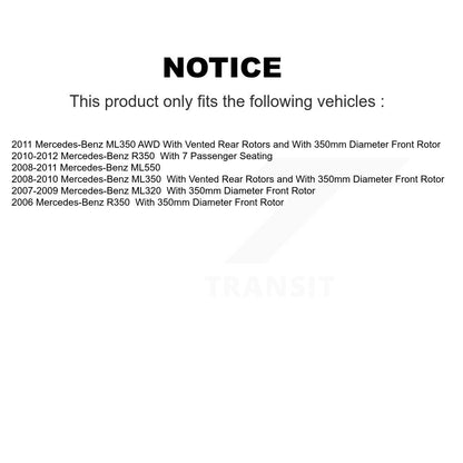 [Avant] Kit de Roulement de roue pour Mercedes-Benz ML350 R350 ML320 ML550 KBB-102146