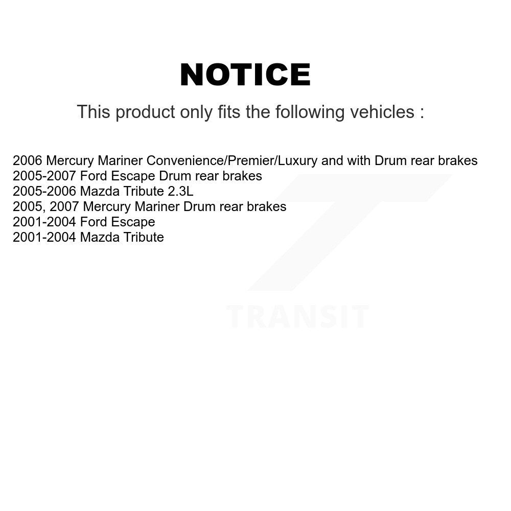 [Avant] Kit de Roulement de roue pour Ford Escape Mazda Tribute Mercury Mariner KBB-102304