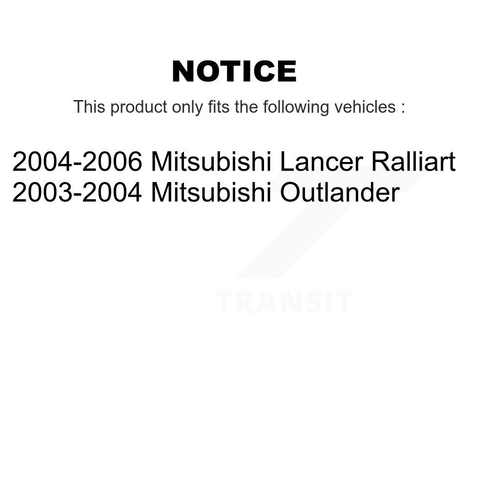 [Avant] Kit de Roulement de roue pour Mitsubishi Lancer Outlander KBB-102326