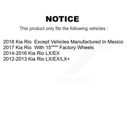 [Avant] Kit de Roulement de roue pour Kia Rio KBB-102472