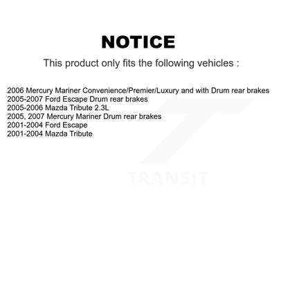 [Avant] Kit de Roulement de roue pour Ford Escape Mazda Tribute Mercury Mariner KBB-102659