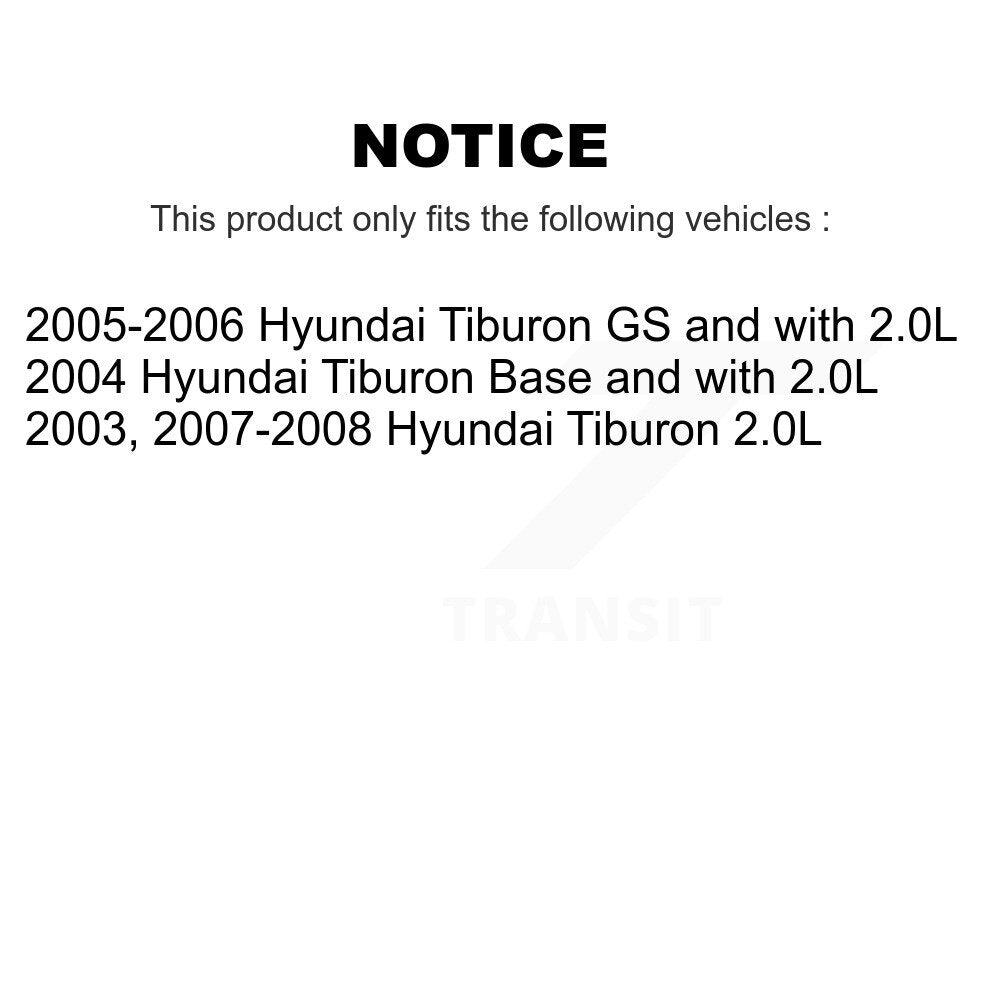 [Avant] Kit de Roulement de roue pour Hyundai Tiburon KBB-102679
