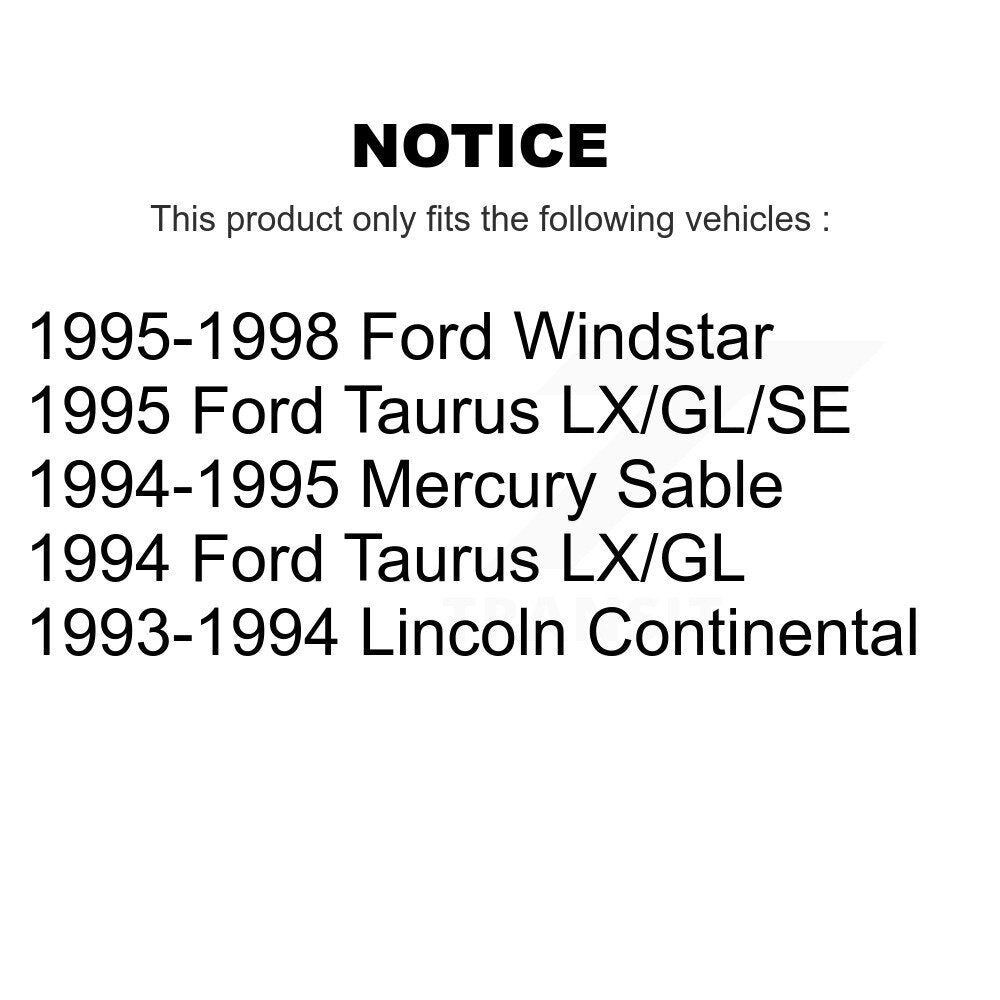 [Avant] Kit de Roulement de roue pour Ford Windstar Taurus Mercury Sable Lincoln Continental KBB-102828