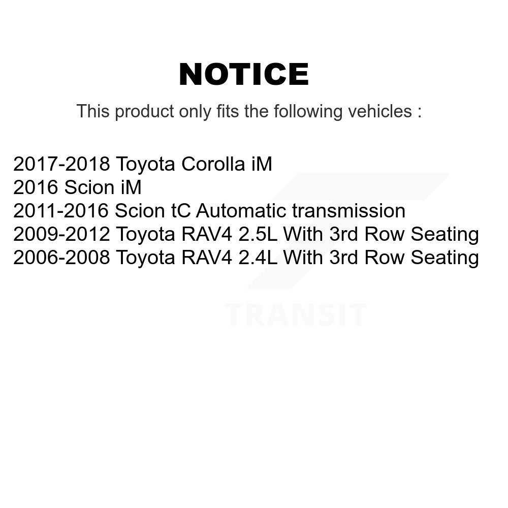 [Avant] Kit d'ensemble roulement de roue et moyeu pour Toyota RAV4 Scion tC Corolla iM KBB-102889