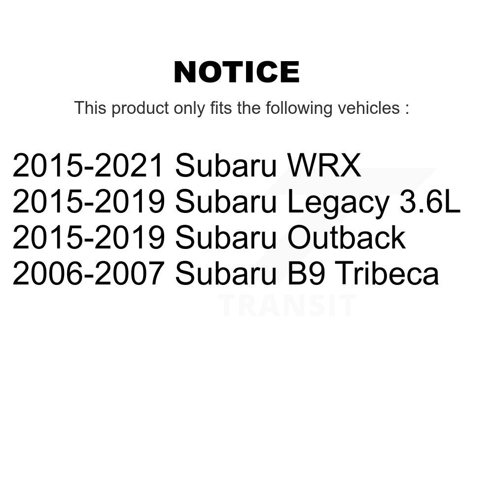 [Avant] Kit d'ensemble roulement de roue et moyeu pour Subaru Outback Legacy WRX B9 Tribeca KBB-103128