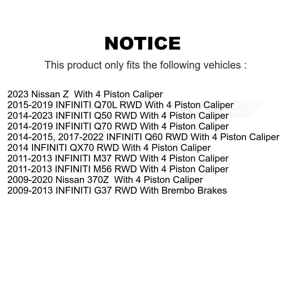 [Avant] Kit d'ensemble roulement de roue et moyeu pour INFINITI G37 Q50 Nissan 370Z Q60 M37 Q70 Q70L QX70 M56 Z KBB-103150