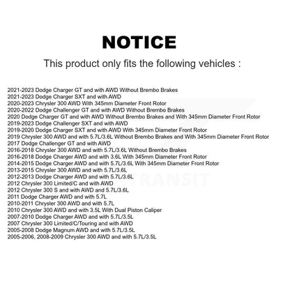 [Avant] Kit d'ensemble roulement de roue et moyeu pour Dodge Charger Chrysler 300 Challenger Magnum KBB-103269