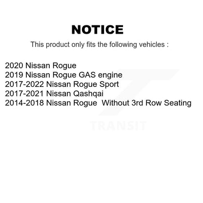 [Avant] Kit d'ensemble roulement de roue et moyeu pour Nissan Rogue Sport Qashqai KBB-103375