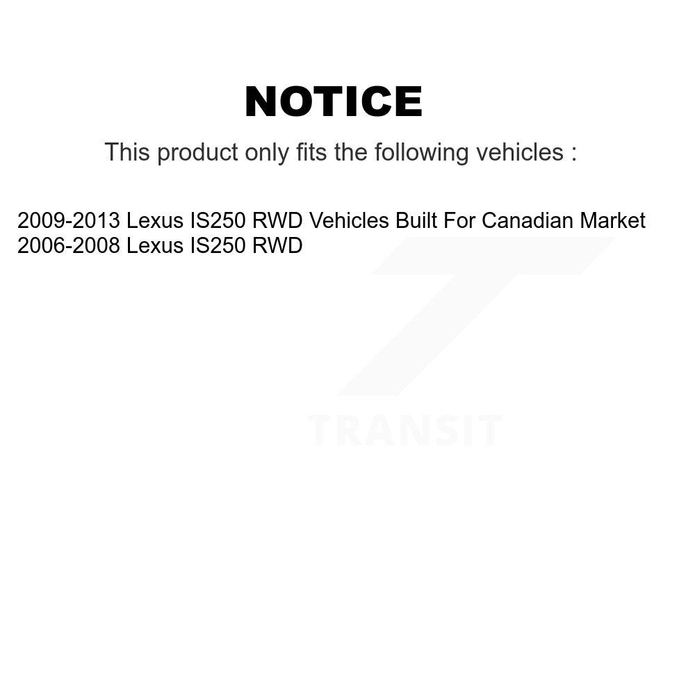 [Avant] Kit d'ensemble roulement de roue et moyeu pour Lexus IS250 RWD KBB-103445