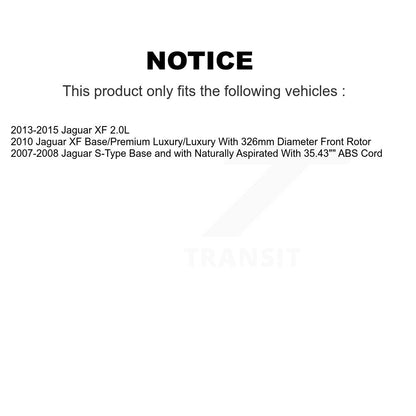 [Avant] Kit d'ensemble roulement de roue et moyeu pour Jaguar XF S-Type KBB-103757