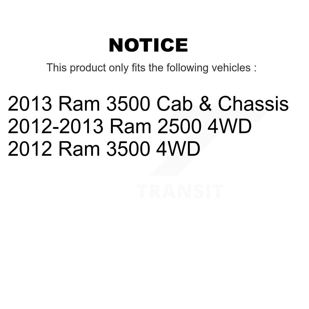 [Avant] Kit d'ensemble roulement de roue et moyeu pour Ram 2500 3500 KBB-103886