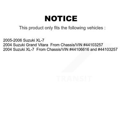 [Avant] Kit d'ensemble roulement de roue et moyeu pour Suzuki XL-7 Grand Vitara KBB-104004