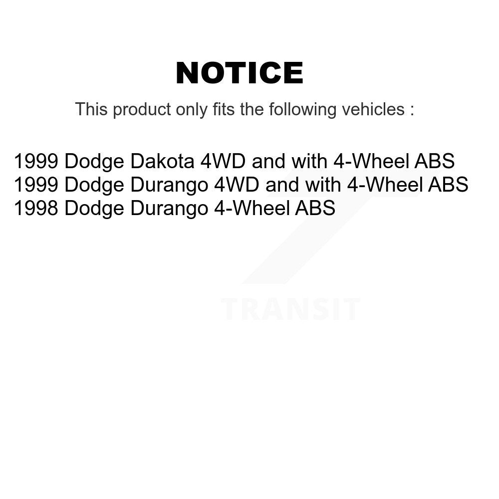 [Avant] Kit d'ensemble roulement de roue et moyeu pour Dodge Durango Dakota KBB-104388