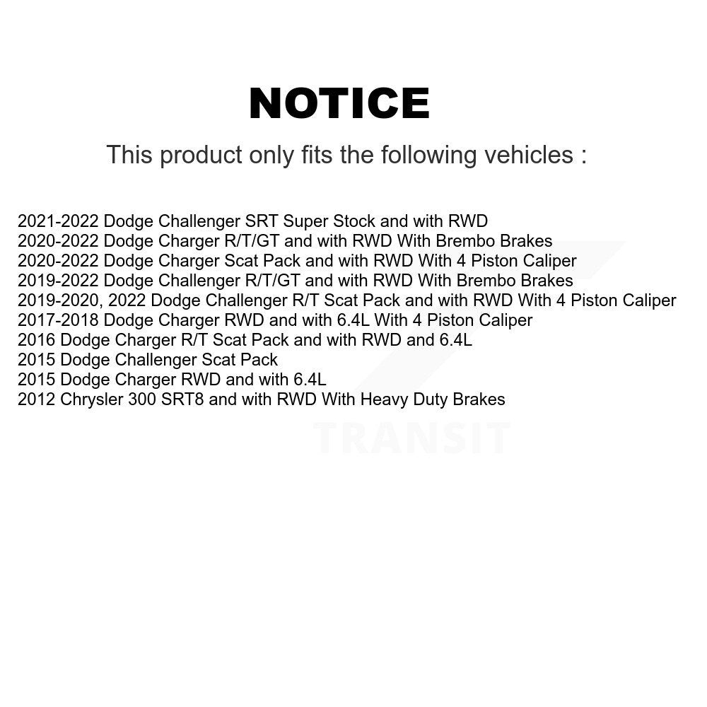 [Avant] Kit d'ensemble roulement de roue et moyeu pour Dodge Charger Challenger Chrysler 300 KBB-104683