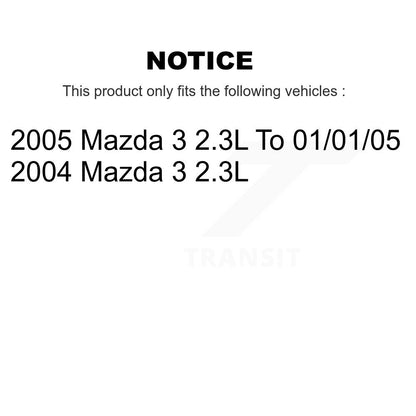 [Avant] Kit d'ensemble roulement de roue et moyeu pour Mazda 3 2.3L KBB-105032