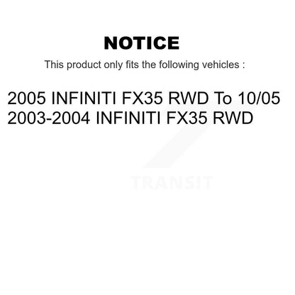 [Avant] Kit d'ensemble roulement de roue et moyeu pour INFINITI FX35 RWD KBB-105227