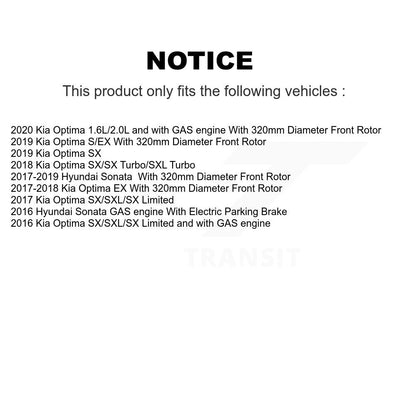 [Avant] Kit d'ensemble roulement de roue et moyeu pour Hyundai Sonata Kia Optima KBB-105272