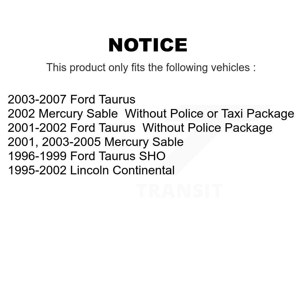 [Avant] Kit d'ensemble roulement de roue et moyeu pour Ford Taurus Mercury Sable Lincoln Continental KBB-105512