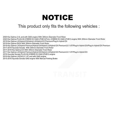 [Avant] Kit d'ensemble roulement de roue et moyeu pour Hyundai Sonata Kia Optima KBB-105852