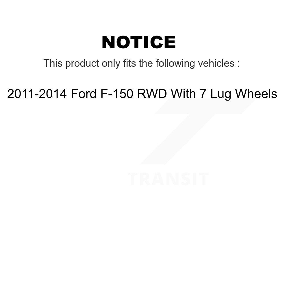 [Avant] Kit d'ensemble roulement de roue et moyeu pour 2011-2014 Ford F-150 RWD 7 Lug Wheels KBB-106013