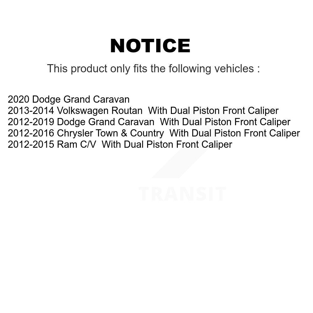 [Avant] Kit d'ensemble roulement de roue et moyeu pour Dodge Grand Caravan Chrysler Town & Country Ram C/V Volkswagen Routan KBB-106019