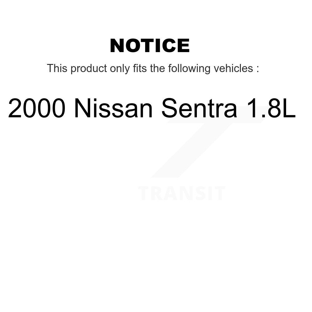 [Avant + Arrière] Kit de Roulement de roue pour Nissan Sentra 1.8L KBB-106629