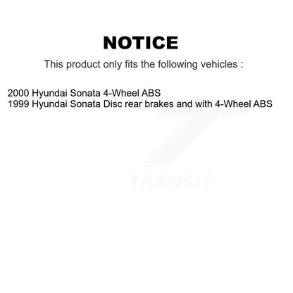 [Avant + Arrière] Kit de Roulement de roue pour Hyundai Sonata KBB-106973