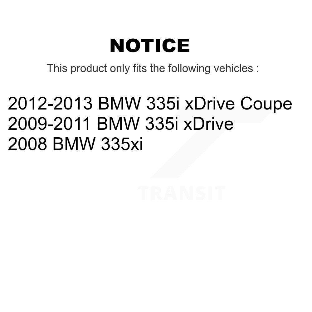 [Avant + Arrière] Kit de Roulement de roue pour BMW 335i xDrive 335xi KBB-107309