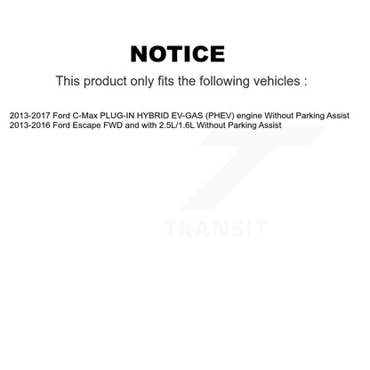 [Avant + Arrière] Kit de Roulement de roue pour Ford Escape C-Max sans Parking Assist KBB-107583