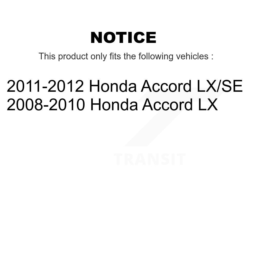 [Avant + Arrière] Kit de Roulement de roue pour Honda Accord KBB-107752