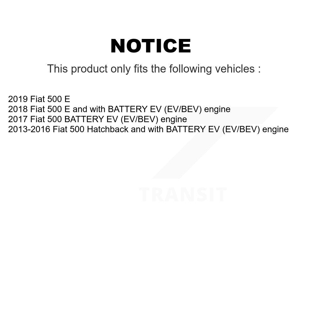 [Avant + Arrière] Kit de Roulement de roue pour Fiat 500 KBB-108548
