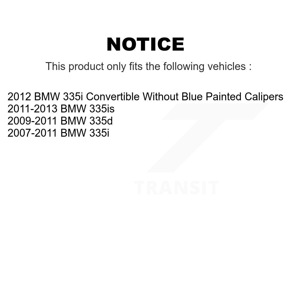 [Avant + Arrière] Kit d'ensemble roulement de roue et moyeu pour BMW 335i 335d 335is KBB-109164