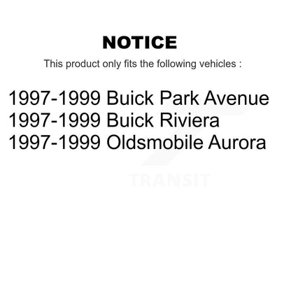 [Avant + Arrière] Kit d'ensemble roulement de roue et moyeu pour 1997-1999 Buick Park Avenue Oldsmobile Aurora Riviera KBB-109453