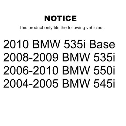 [Avant + Arrière] Kit d'ensemble roulement de roue et moyeu pour BMW 535i 550i 545i KBB-110213